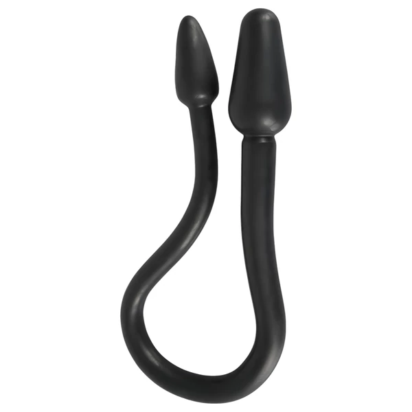 Rebel Double Plug - dupla kúp anál plug (fekete)