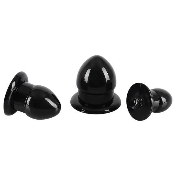 You2Toys - Stretching Plug Kit - anál plug szett - 3 db (fekete)