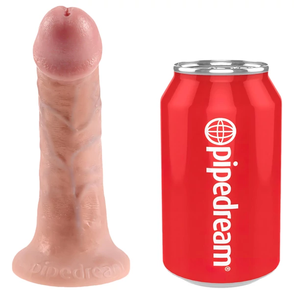 King Cock Strap-on 6 - felcsatolható dildó (natúr)