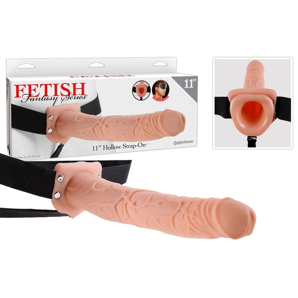 Fetish Strap-on 11 - felcsatolható dildó (natúr)