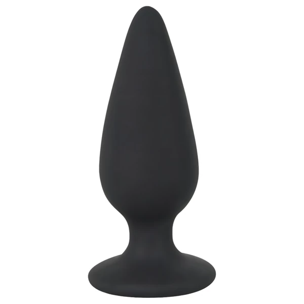 Black Velvets Heavy - 75 g-os anál plug (fekete)