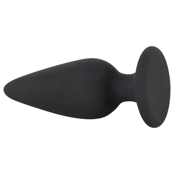 Black Velvets Heavy - 75 g-os anál plug (fekete)