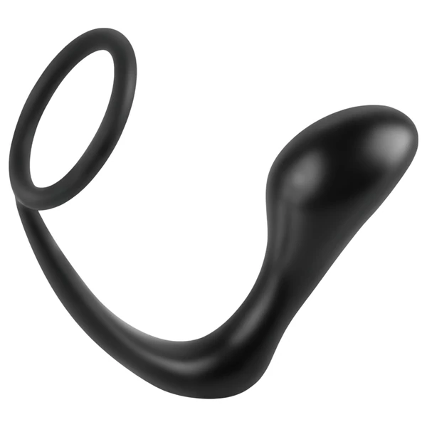 Pipedream - analfantasy ass-gasm - anál plug péniszgyűrűvel (fekete)