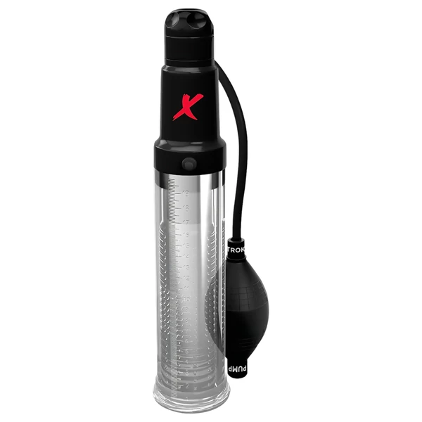 PDX Elite - 2in1 - péniszpumpa és maszturbátor egyben (átlátszó)