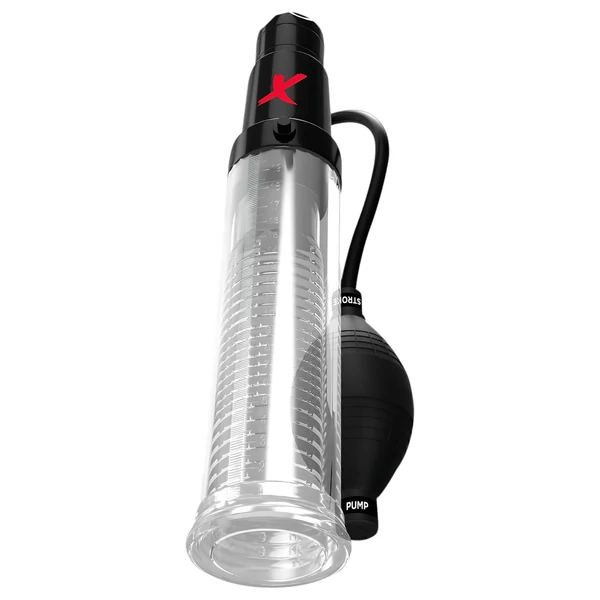 PDX Elite - 2in1 - péniszpumpa és maszturbátor egyben (átlátszó)