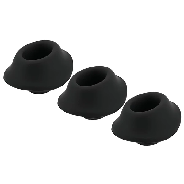 Womanizer Premium S - pótszívóharang szett (fekete, 3 db)
