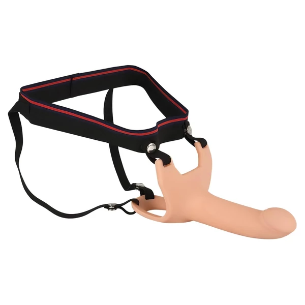 You2Toys - Strap-on M - felcsatolható, üreges dildó (natúr)