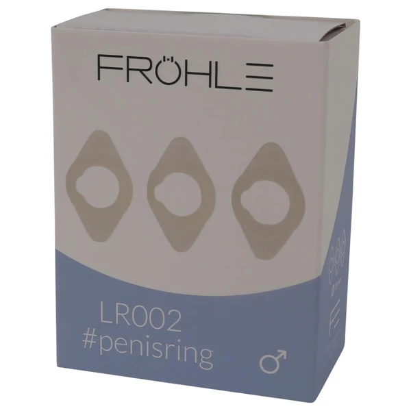 Fröhle LR002 (2,1 cm) - orvosi péniszgyűrű szett (3 db)