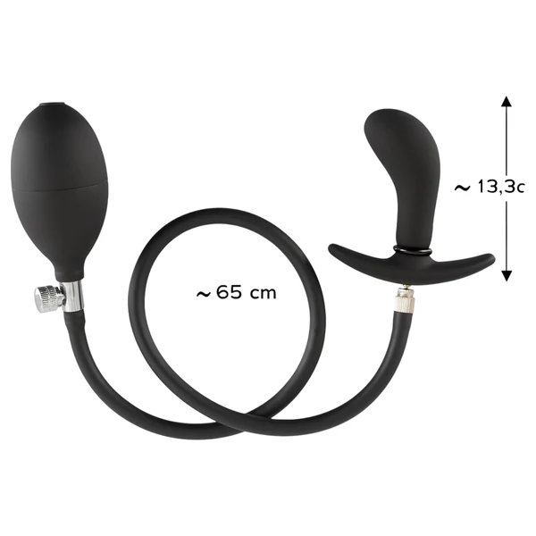 You2Toys - pumpálható, anál tágító plug (fekete)