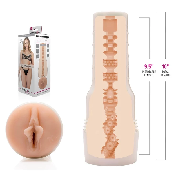 Fleshlight Mia Malkova LVL Up - élethű vagina (testszínű)