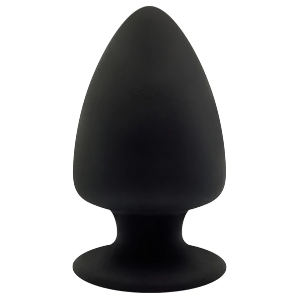 Silexd M - alakítható anál plug - 11 cm (fekete)