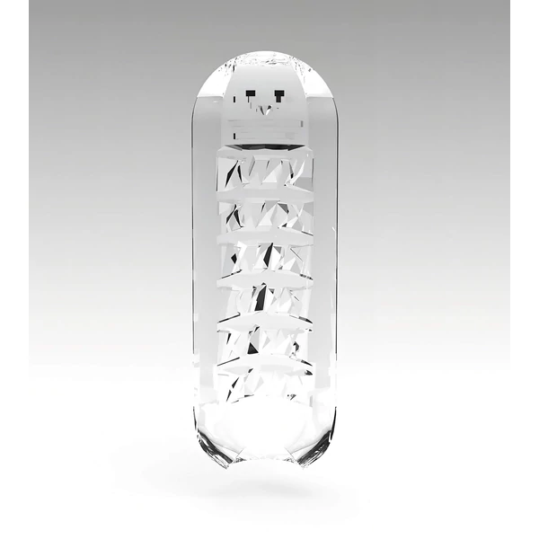 TENGA Spinner Brick - maszturbátor (átlátszó)