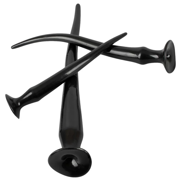 You2Toys - extra hosszú anál plug szett (3 részes, fekete)