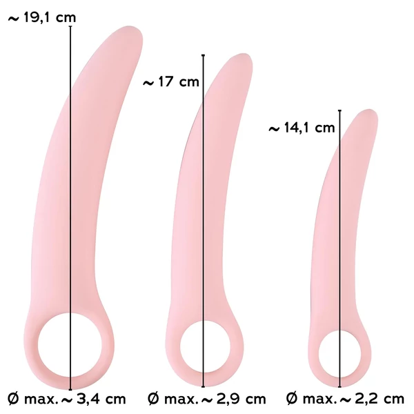 Smile Vaginal Trainers - Vaginális Tréner Szett 3 Méretben (Medencefenék Erősítő)