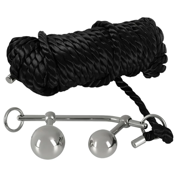 You2Toys Bondage anál plug (149g) + BDSM kötél (10m)