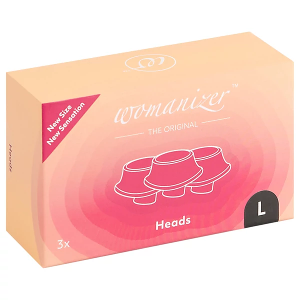 Womanizer L - pótszívóharang szett - fekete (3 db) - nagy