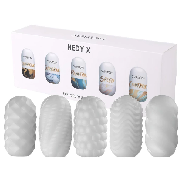 Svakom Hedy X Mixed - maszturbációs tojás szett (5 db)