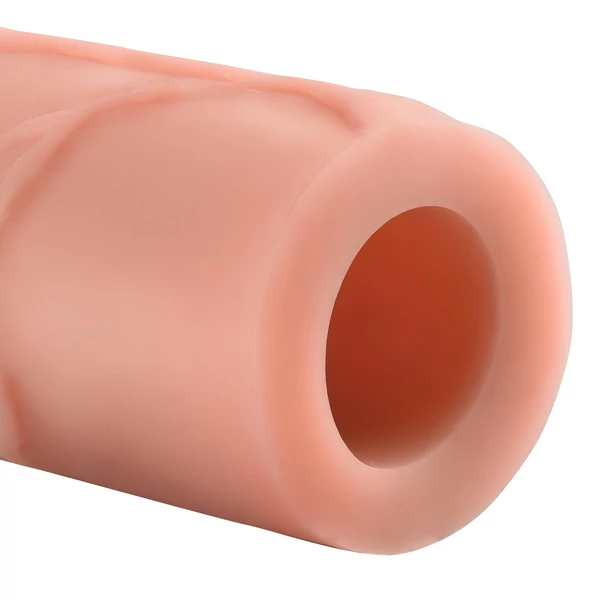 X-TENSION Perfect 2 - élethű péniszköpeny (20,3 cm) - natúr