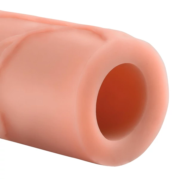 Pipedream - X-TENSION Mega 2 - élethű péniszköpeny (20,3 cm, testszínű)