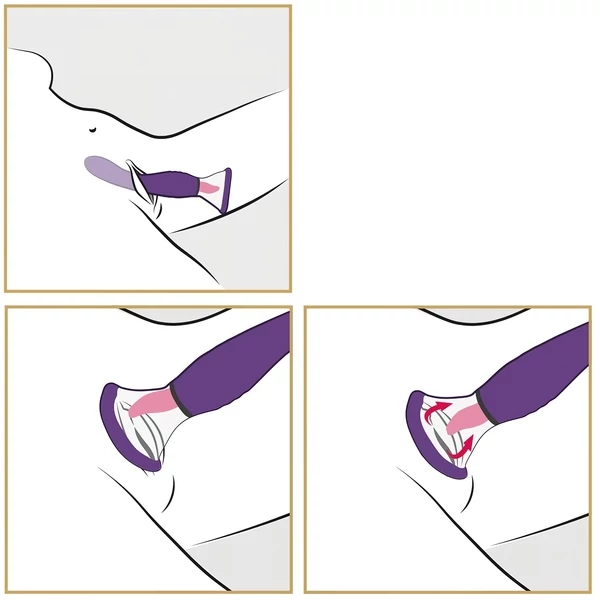Fantasy - akkus, 3in1 nyalógép (lila)