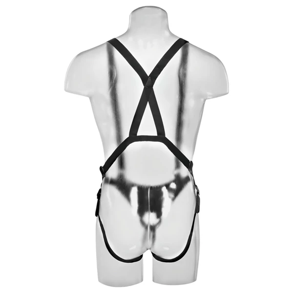 King Cock Strap-on 10 - üreges felcsatolható dildó 25 cm