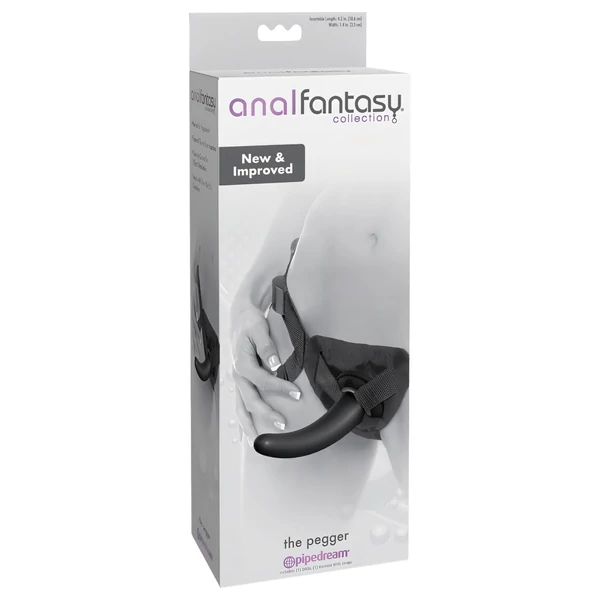 Pipedream - analfantasy The Pegger - felcsatolható dildó (fekete)
