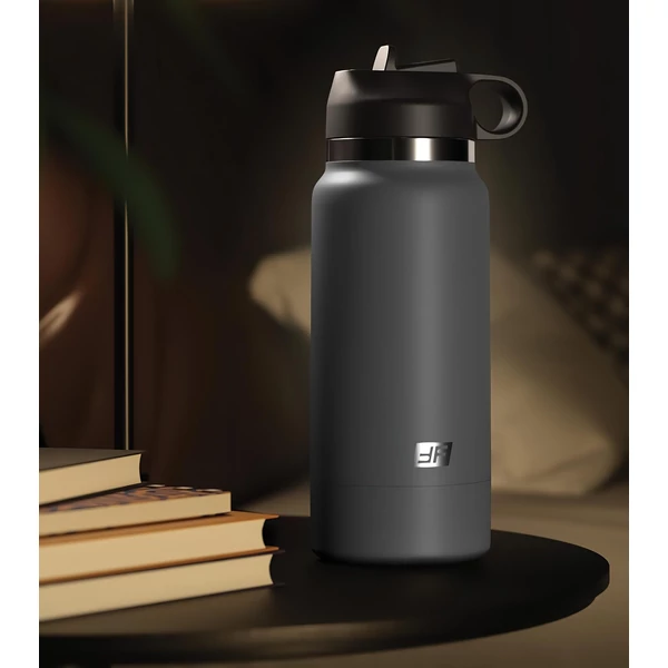 Fuck Flask Secret Delight - művagina kulacsban (fekete-natúr)