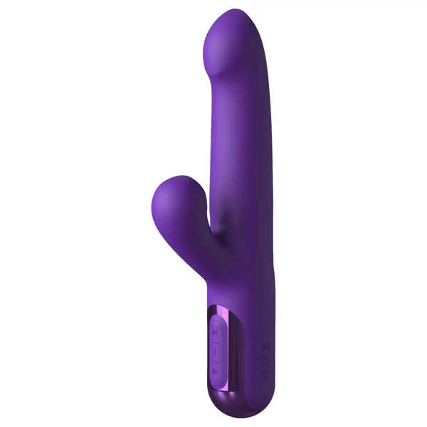 Fantasy For Her - 2in1 lökő vibrátor és csiklóizgató (lila)