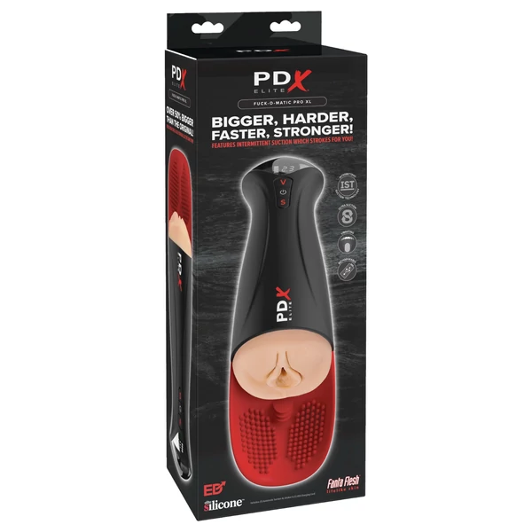 PDX Elite Fuck-O-Matic Pro XL automata szívó maszturbátor - fekete