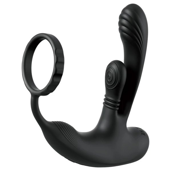 Anal Fantasy Ass-Gasm IntiMotion - anál- és prosztatavibrátor (fekete)