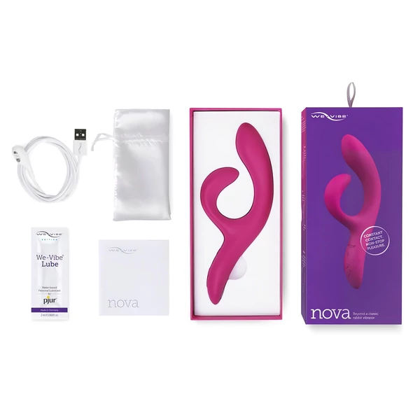We-Vibe Nova 2 - App-vezérelt flexibilis csiklókaros vibrátor (lila)