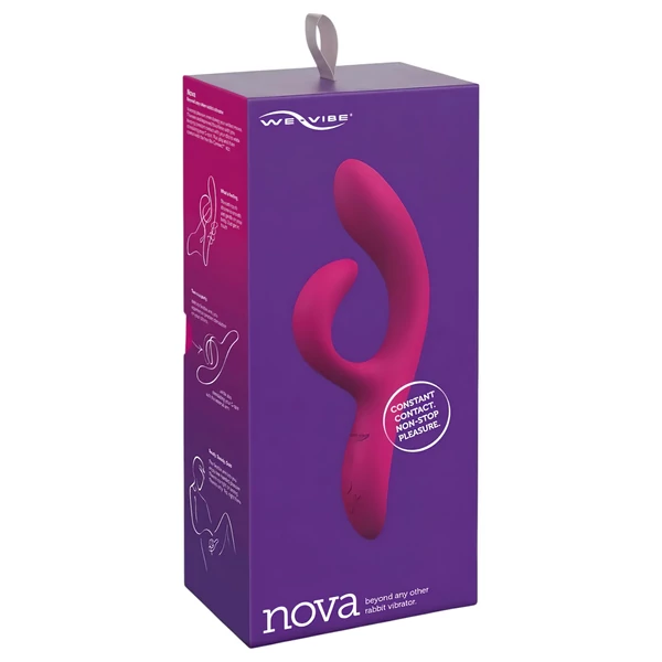 We-Vibe Nova 2 - App-vezérelt flexibilis csiklókaros vibrátor (lila)
