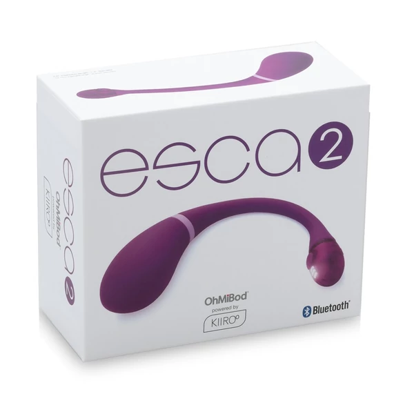 Kiiro Ohmibod Esca 2 - akkus, okos vibrációs tojás (lila)