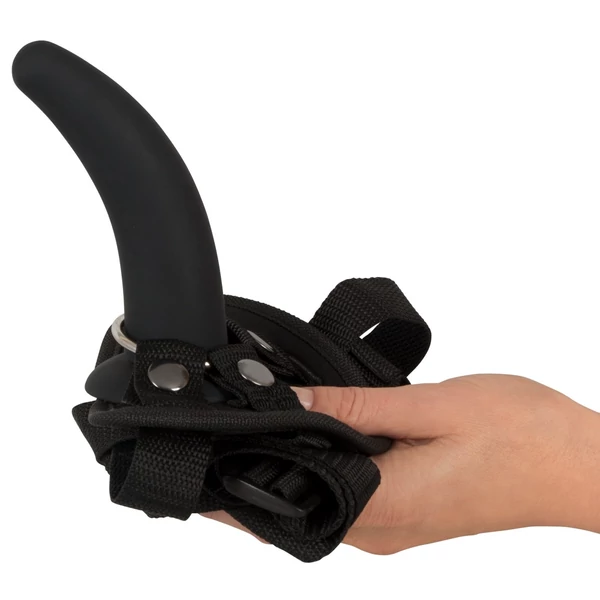 You2Toys - RC Strap-On - akkus, rádiós felcsatolható vibrátor (fekete)
