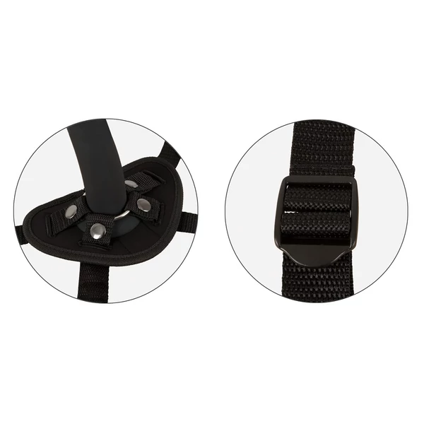 You2Toys - RC Strap-On - akkus, rádiós felcsatolható vibrátor (fekete)