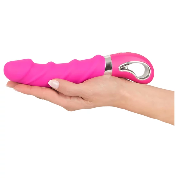 SMILE Soft - akkus, melegítő vibrátor (pink)