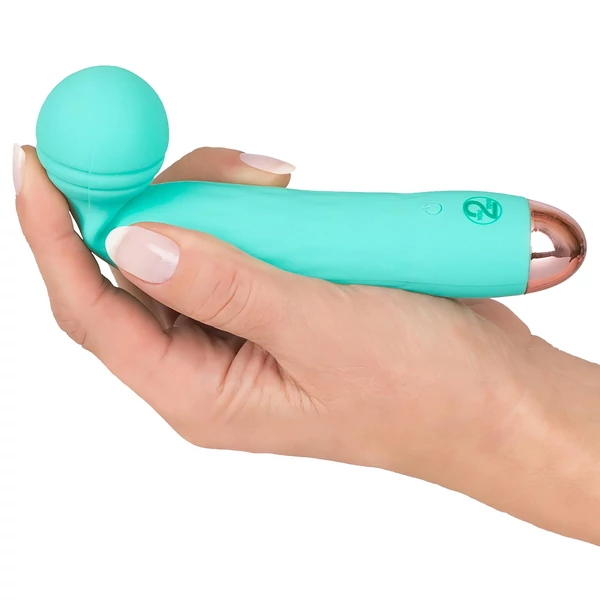 Cuties Mini Wand - akkus, vízálló, masszírozó vibrátor (zöld)