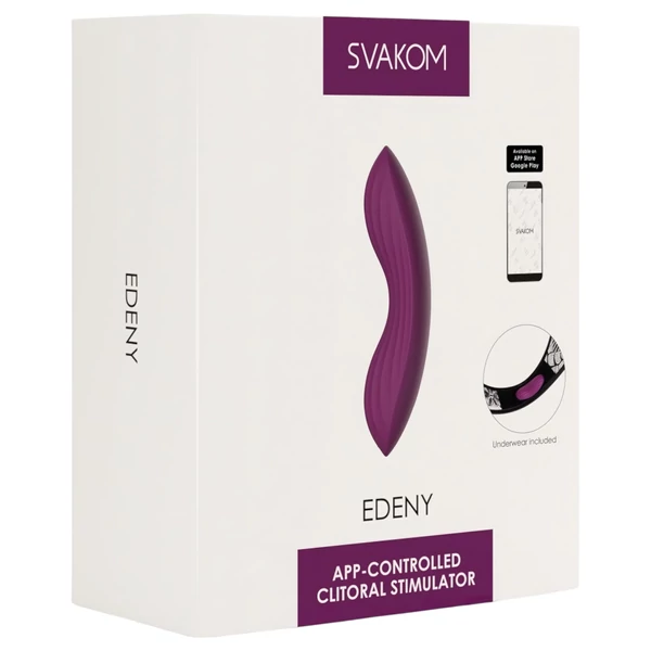 Svakom Edeny - App-vezérelt bugyi vibrátor (lila)