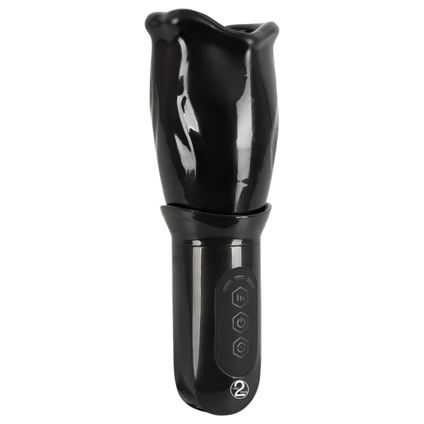 You2Toys - STROKER Rotating - akkus, forgó műszáj maszturbátor (fekete)