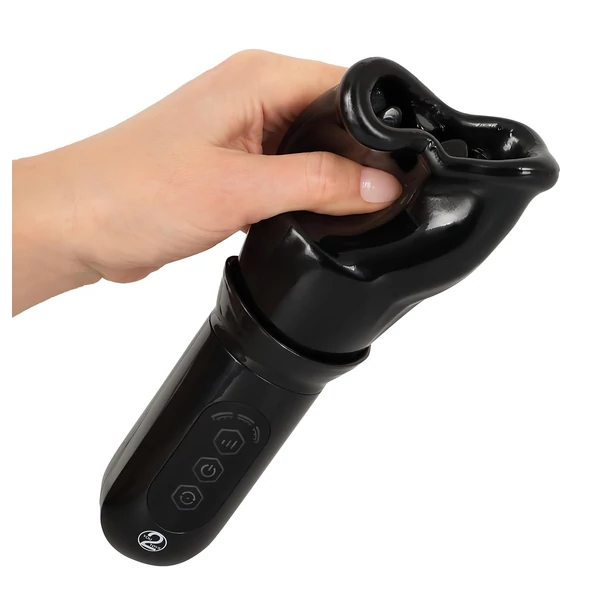 You2Toys - STROKER Rotating - akkus, forgó műszáj maszturbátor (fekete)