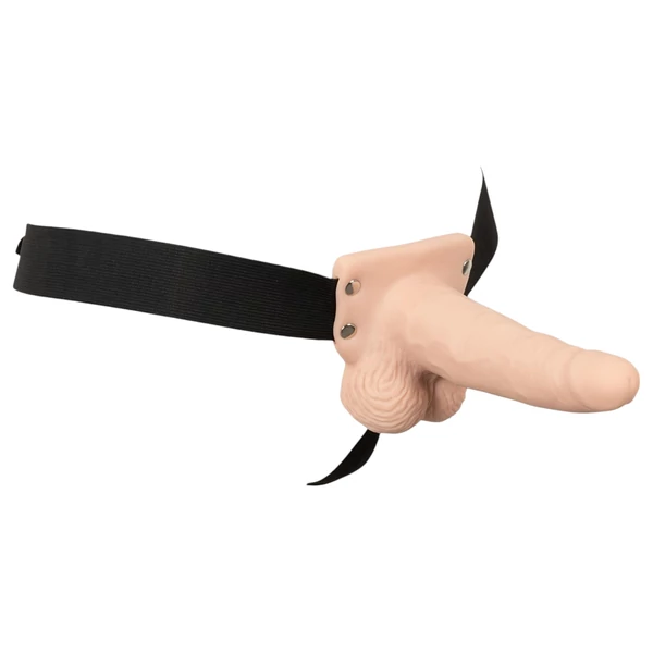 You2Toys Strap-on - üreges, felcsatolható vibrátor (testszínű)