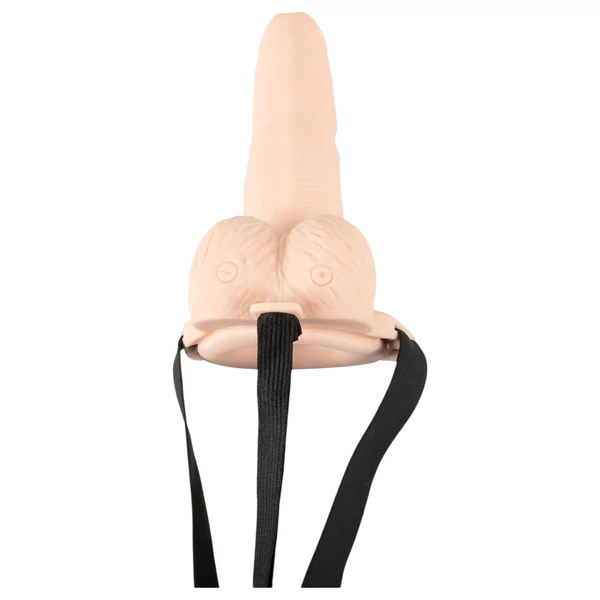 You2Toys Strap-on - üreges, felcsatolható vibrátor (testszínű)