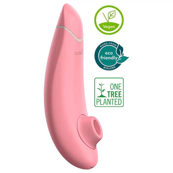 Womanizer Premium Eco - akkus léghullámos csiklóizgató (pink)