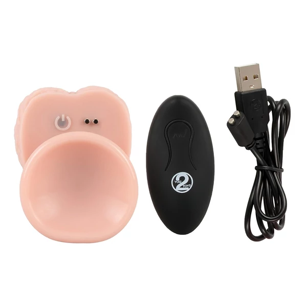 You2Toys - Medical RC - lökő-forgó vibrátor (testszínű)