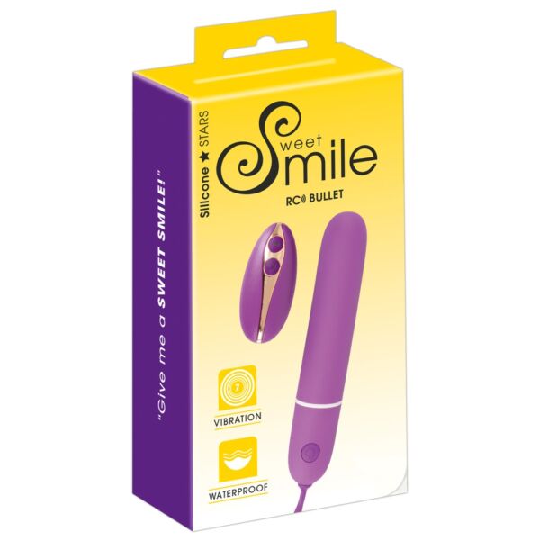 SMILE RC Bullet - rádiós minivibrátor (lila)