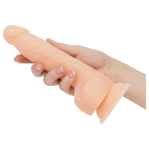 Naked Addiction Rotating 8 - forgó vibrátor (20 cm, testszínű)