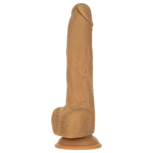 Naked Addiction Thrusting 9 - lökő vibrátor - sötét (23 cm)