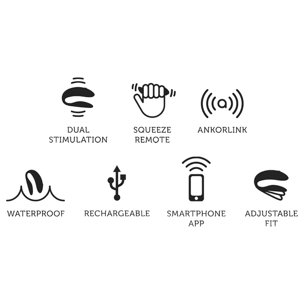 We-Vibe Chorus - App-vezérelt párvibrátor (narancs)