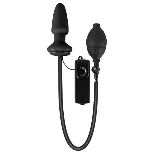 You2Toys - pumpálható anál vibrátor (fekete)