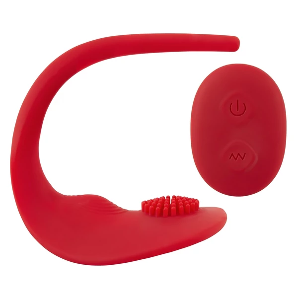 SMILE Slim Panty - akkus, rádiós csikló vibrátor (piros)